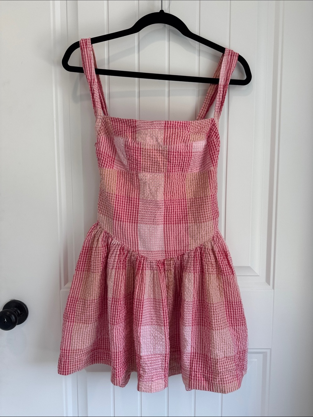 Free People Laurel Plaid Mini Dress